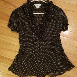 Polka dot blouse